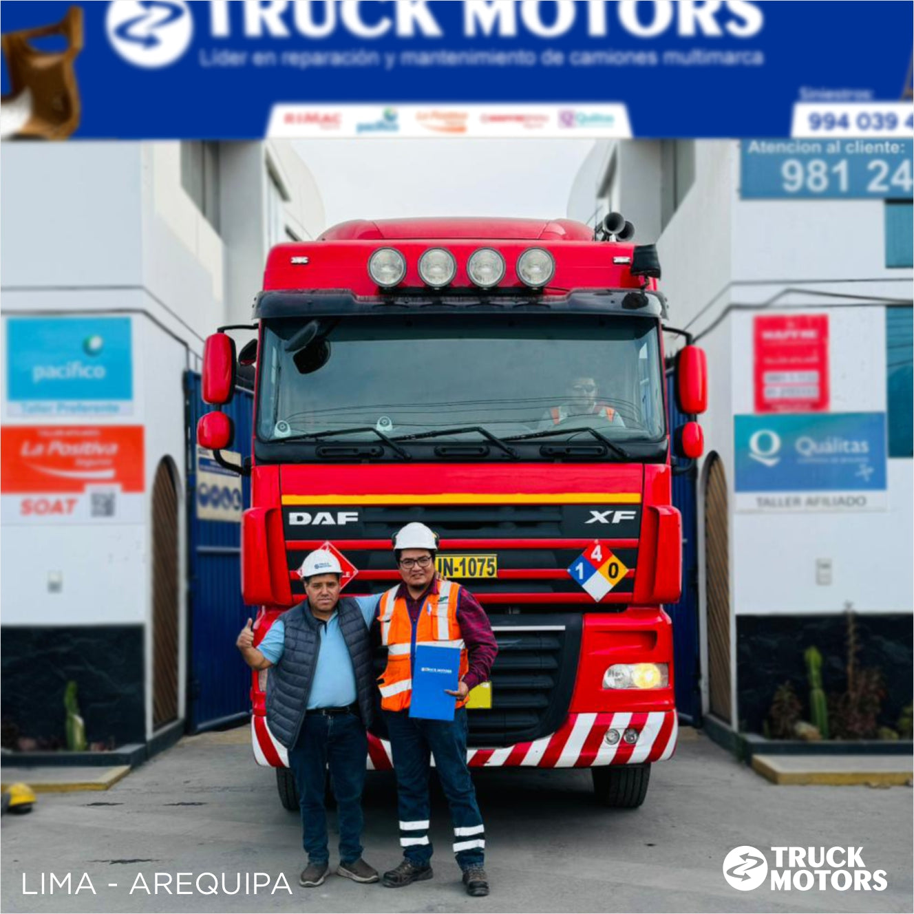 Truck Motors es homologado por SGS para operar con Seguros Rímac: seguimos fortaleciendo nuestros procesos